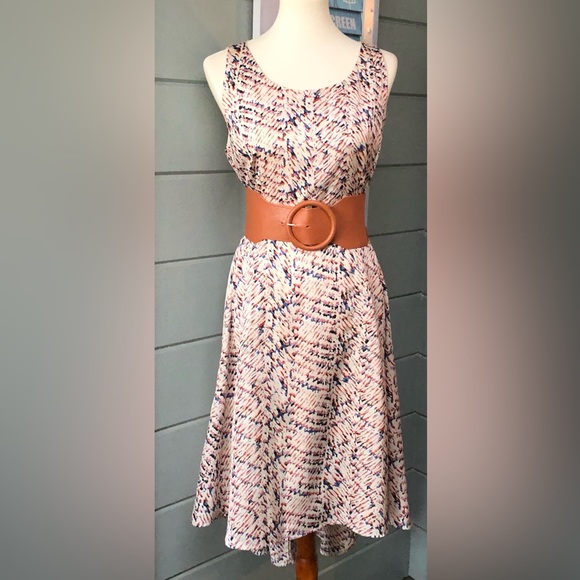 The limited sleeveless asymmetrical high low print midi dress 12 ⚡️SALE GUC - Picture 4 of 11